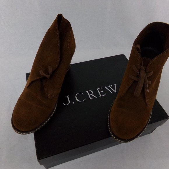 Women's J.Crew Macalister Wedge  Ankle Boots Size 6 - Picture 1 of 6